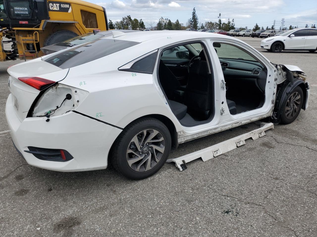 2018 Honda Civic VIN 2HGFC2F73JH545027 Copart auction photo, all over damage thumbnail 3