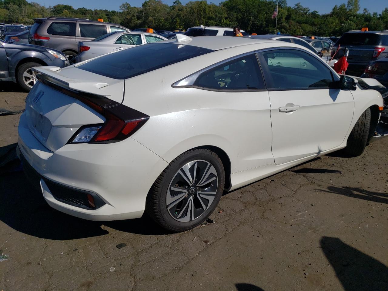 2018 Honda Civic VIN 2HGFC3B35JH351110 Copart auction photo, front end / minor dent/scratches damage thumbnail 3