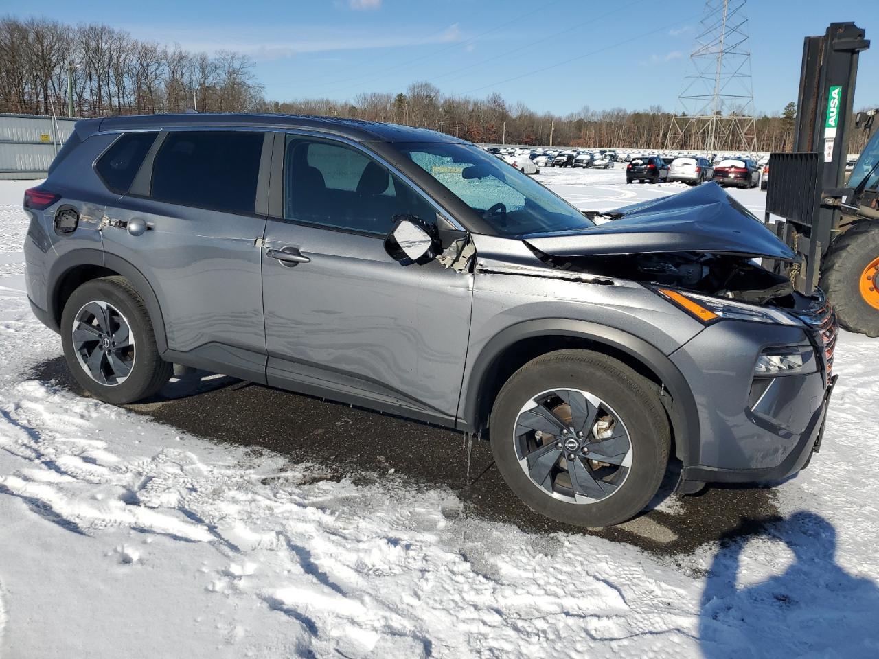 2024 Nissan Rogue VIN 5N1BT3BB7RC695911 Copart auction photo, front end / side damage thumbnail 4