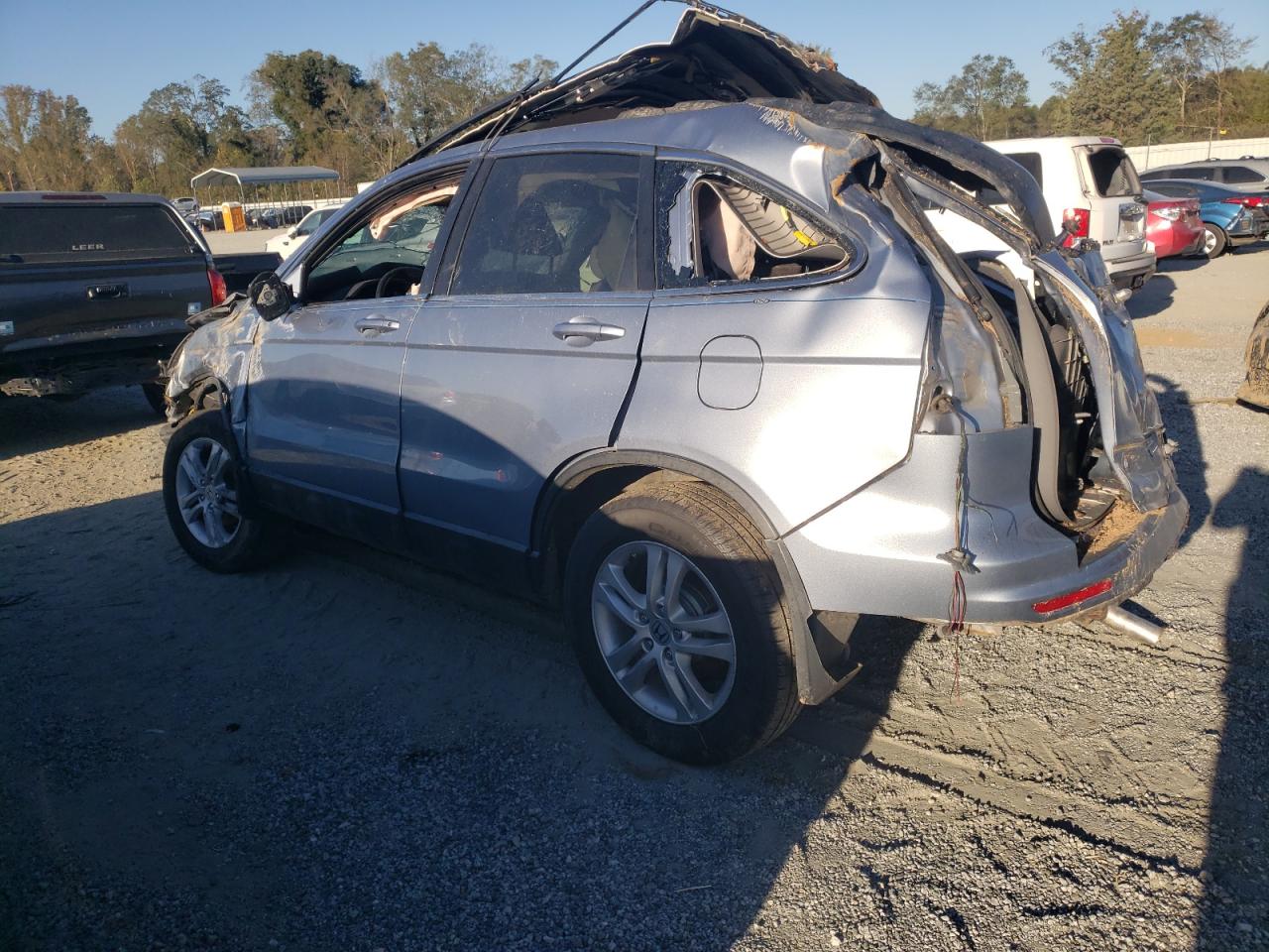 2010 Honda CR-V VIN 5J6RE4H75AL019901 Copart auction photo, all over damage thumbnail 2