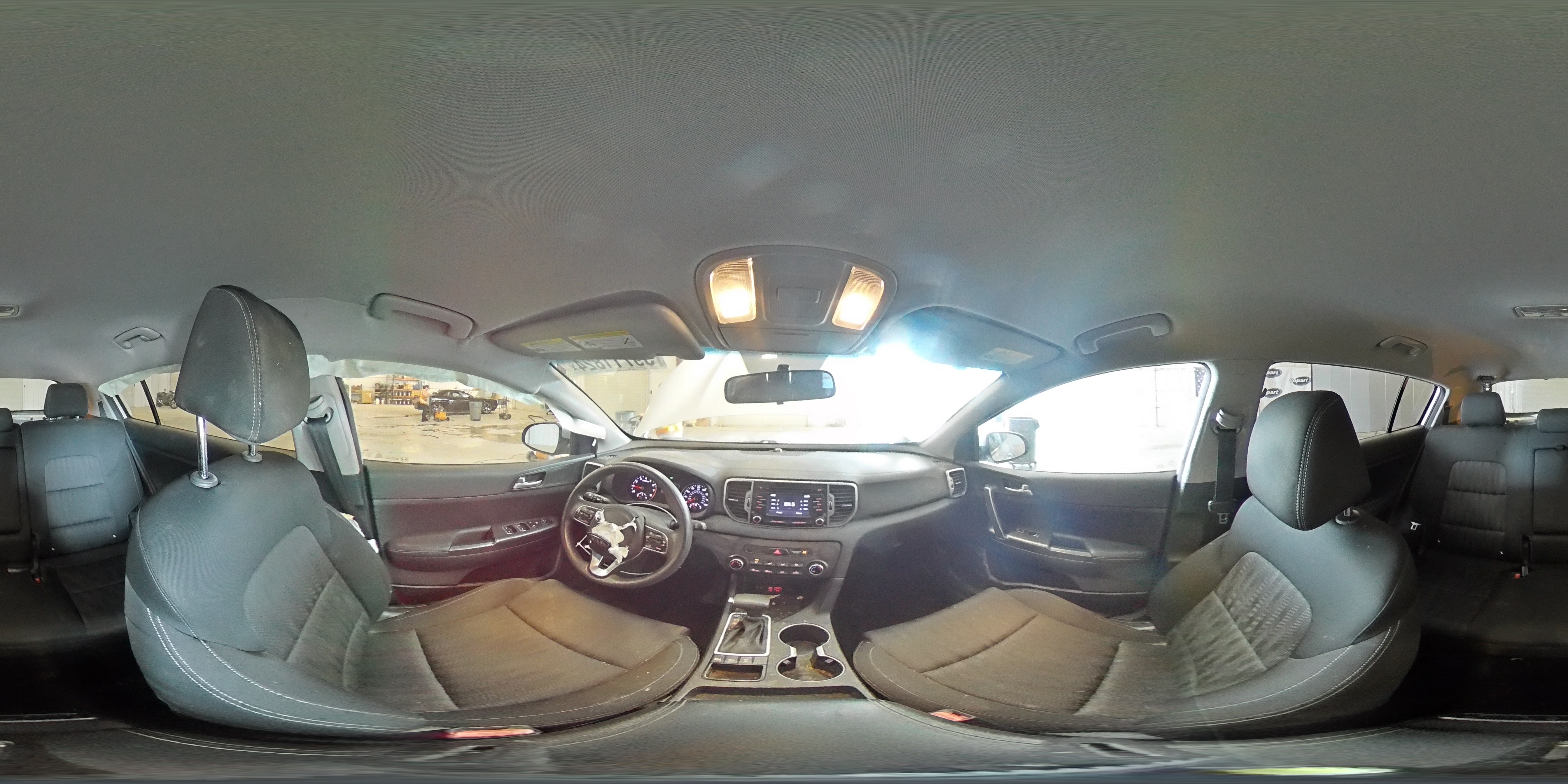 2017 KIA Sportage VIN KNDPMCAC7H7095687 Copart auction photo, front end / side damage thumbnail 13