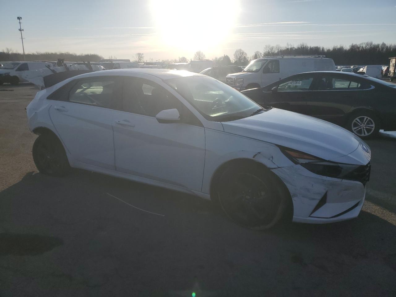 2023 Hyundai Elantra VIN 5NPLM4AG4PH103231 Copart auction photo, front end / rear end damage thumbnail 4
