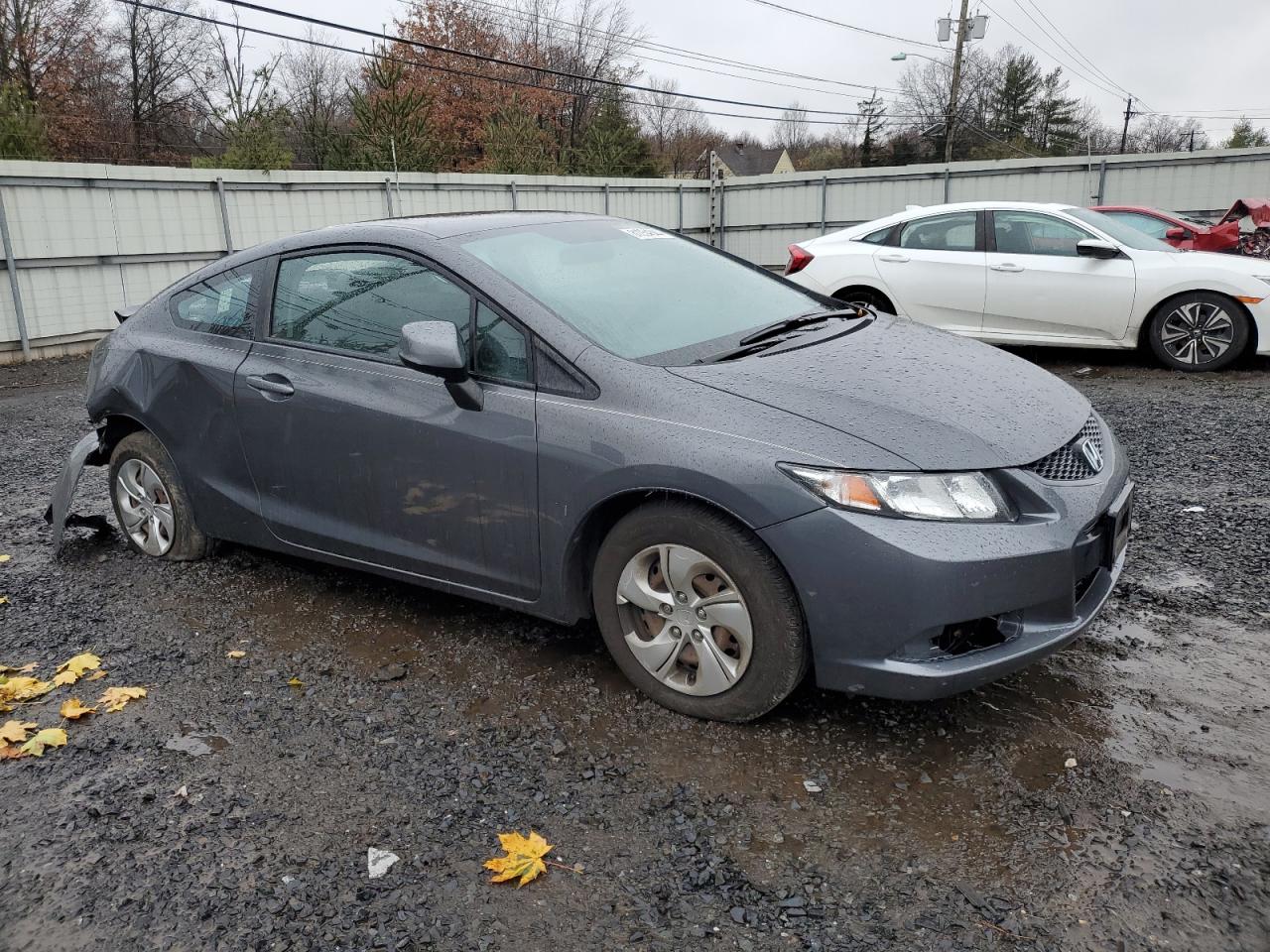 2013 Honda Civic VIN 2HGFG3B54DH514551 Copart auction photo, rear end / front end damage thumbnail 4