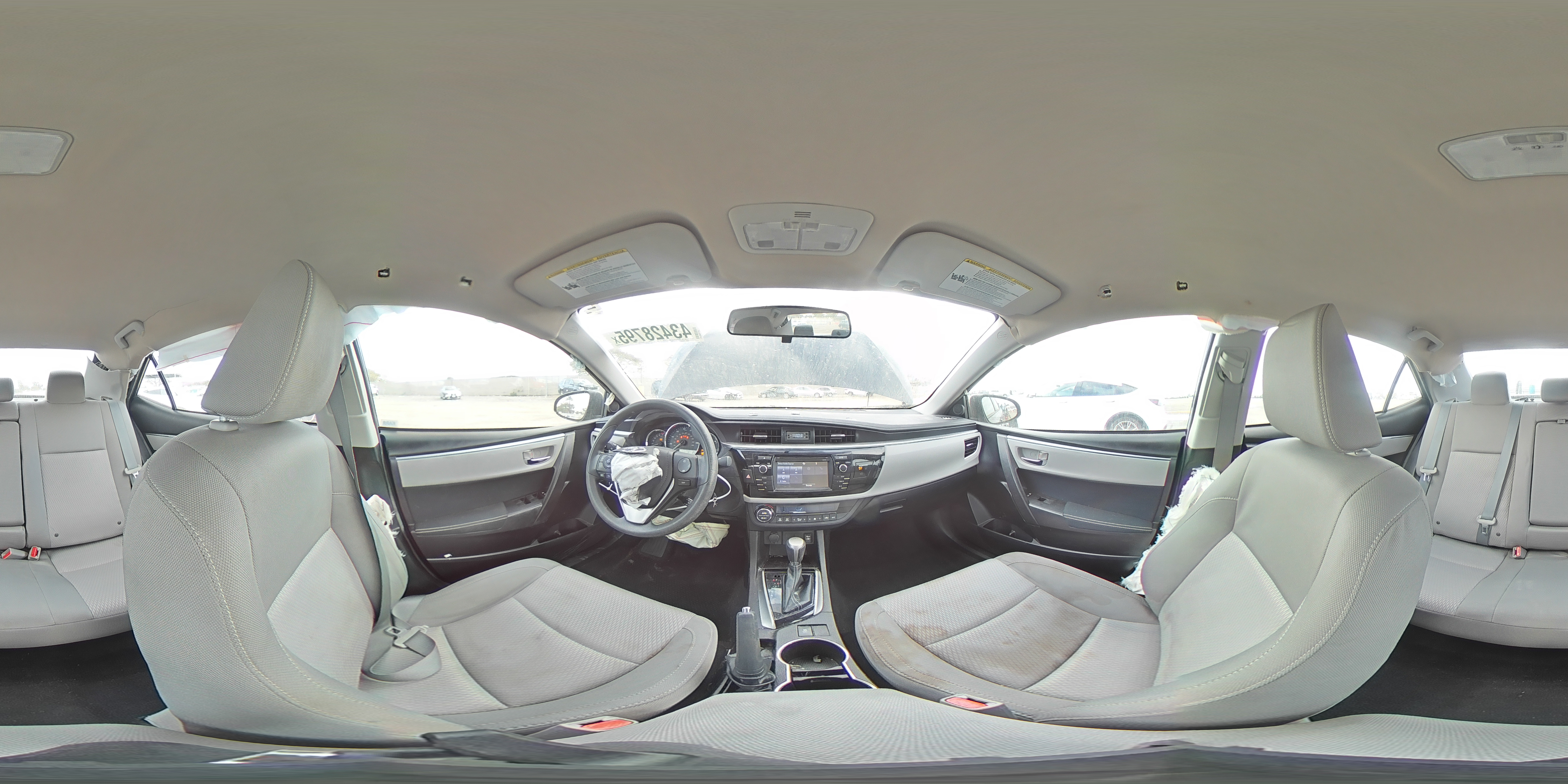 2015 Toyota Corolla VIN 5YFBURHE6FP305373 Copart auction photo, front end / rear end damage thumbnail 13