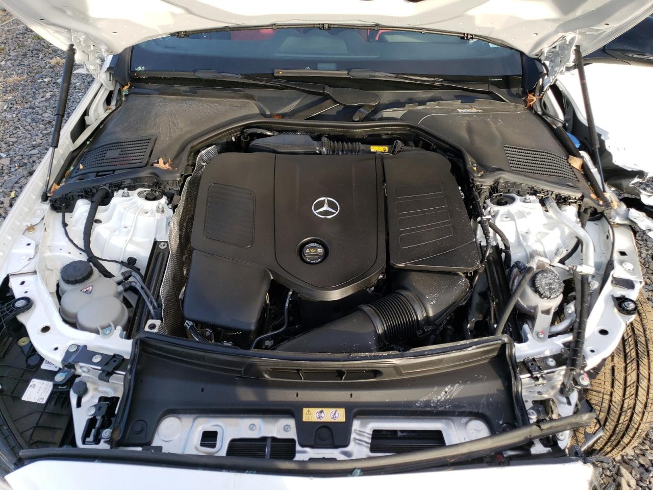 2024 Mercedes-Benz C-klasse VIN W1KAF4HB4RR158968 Copart auction photo, front end / side damage thumbnail 11
