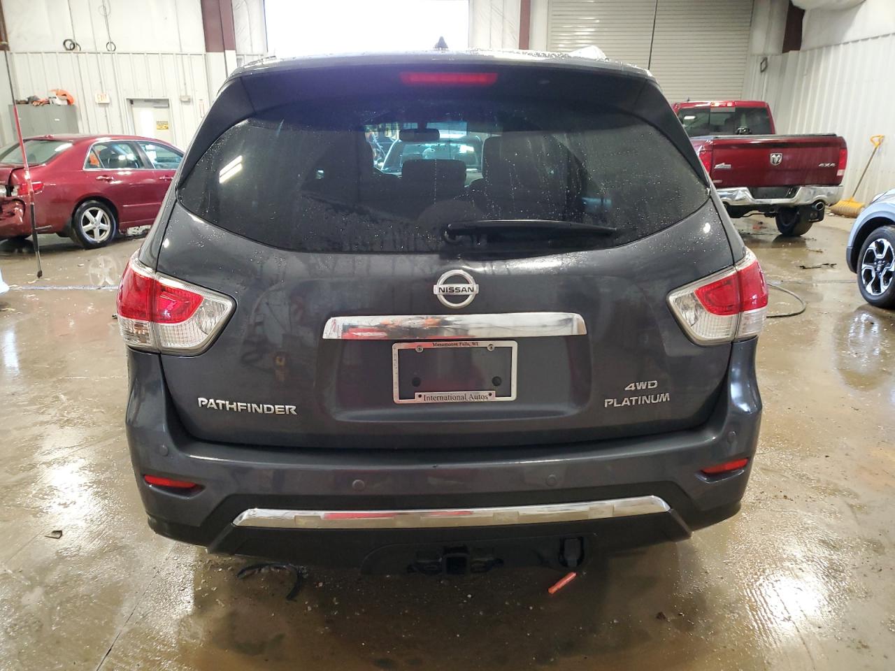 2014 Nissan Pathfinder VIN 5N1AR2MMXEC723391 Copart auction photo, front end damage thumbnail 6