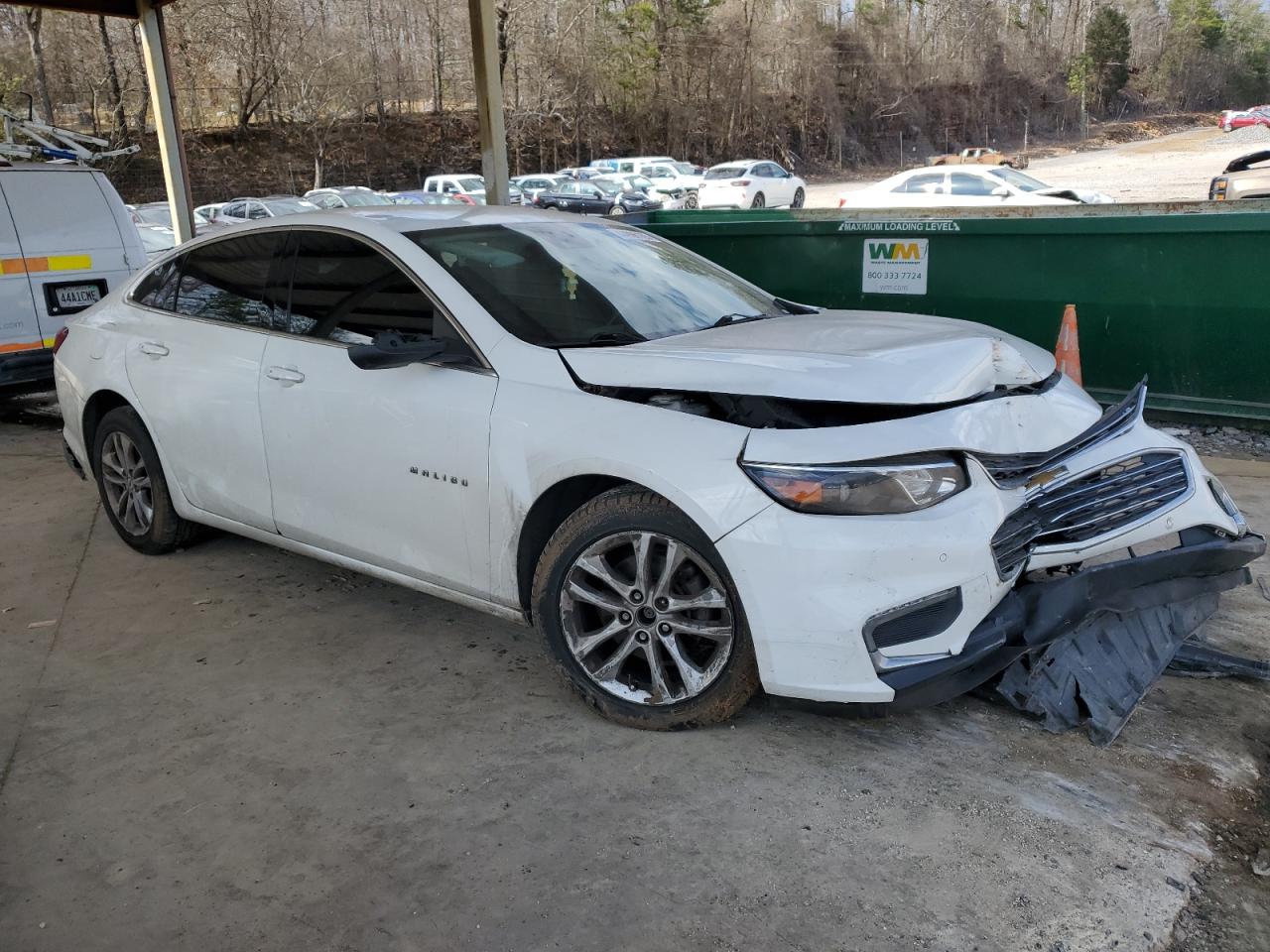 2017 Chevrolet Malibu VIN 1G1ZE5ST2HF121059 Copart auction photo, front end damage thumbnail 4