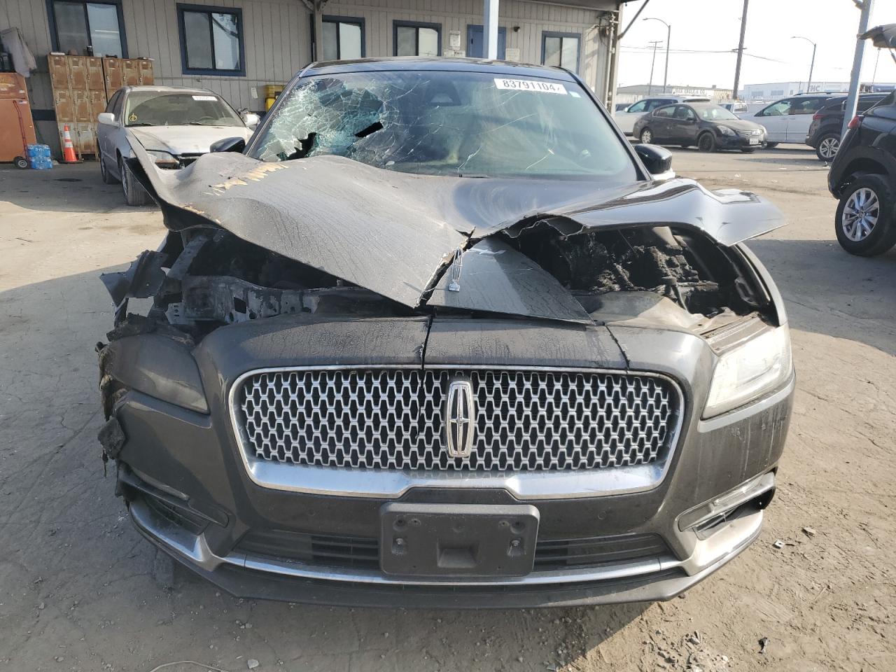 2017 Lincoln Continental VIN 1LN6L9RP8H5614648 Copart auction photo, vandalism / burn damage thumbnail 5