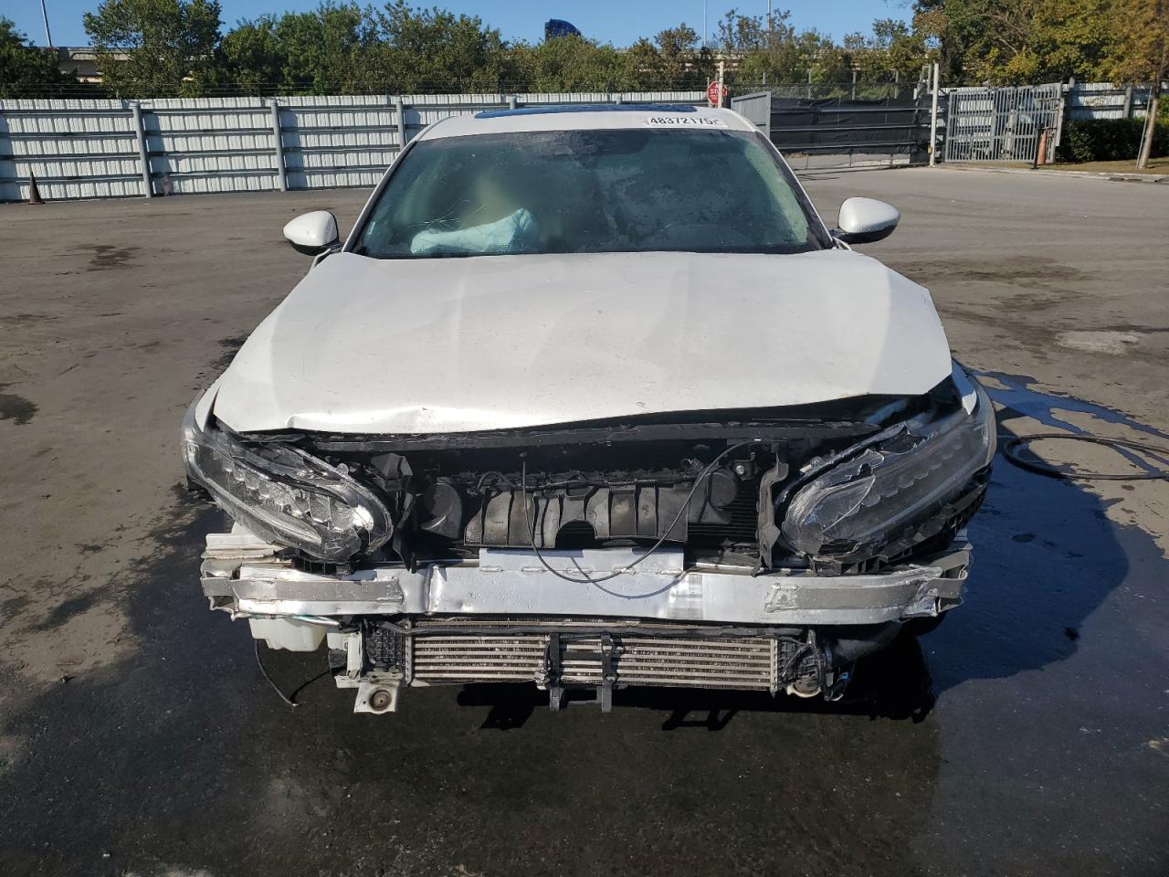 2018 Honda Accord VIN 1HGCV1F94JA027015 Copart auction photo, front end damage thumbnail 5