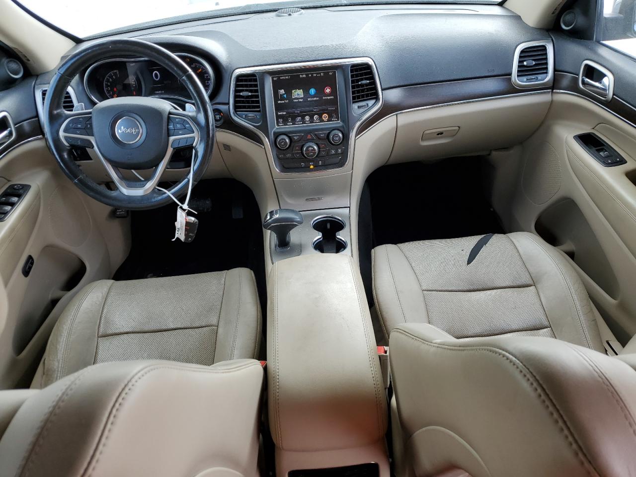 2014 Jeep Grand Cherokee VIN 1C4RJFBG9EC568660 Copart auction photo, front end damage thumbnail 8