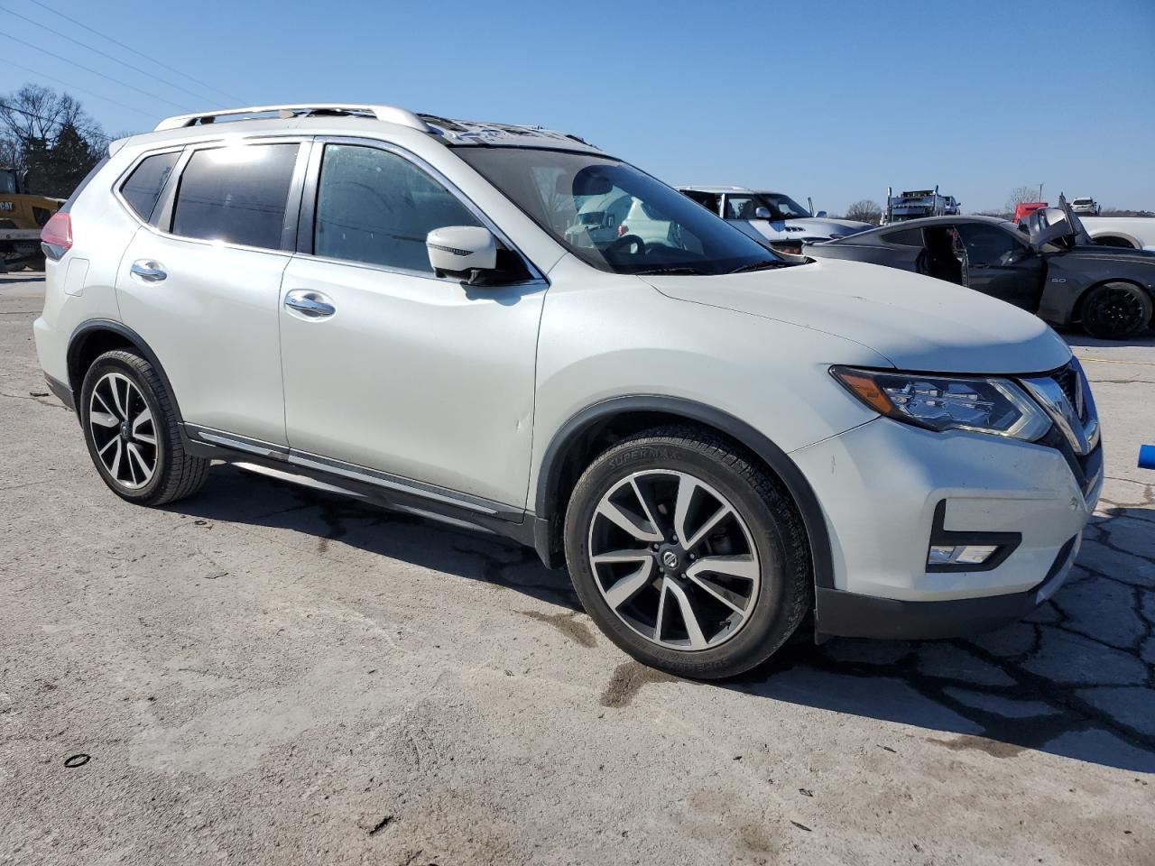 2020 Nissan Rogue VIN 5N1AT2MT3LC703957 Copart auction photo, frame damage / top/roof damage thumbnail 4