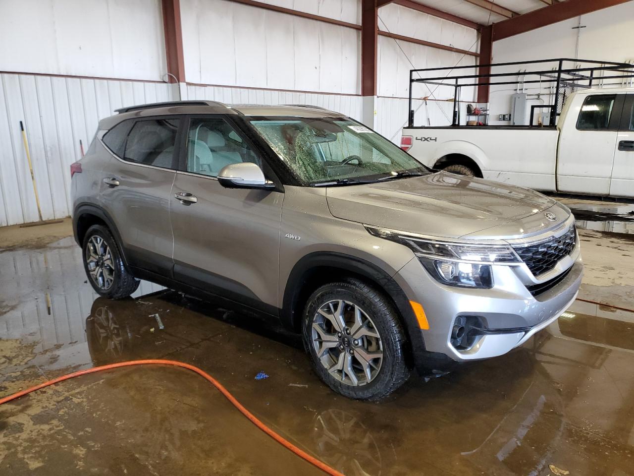 2021 KIA Seltos VIN KNDERCAA4M7131059 Copart auction photo, side damage thumbnail 4