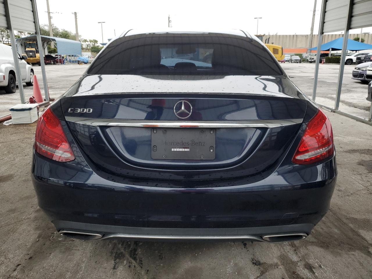 2018 Mercedes-Benz C-klasse VIN 55SWF4JB8JU276332 Copart auction photo, front end damage thumbnail 6
