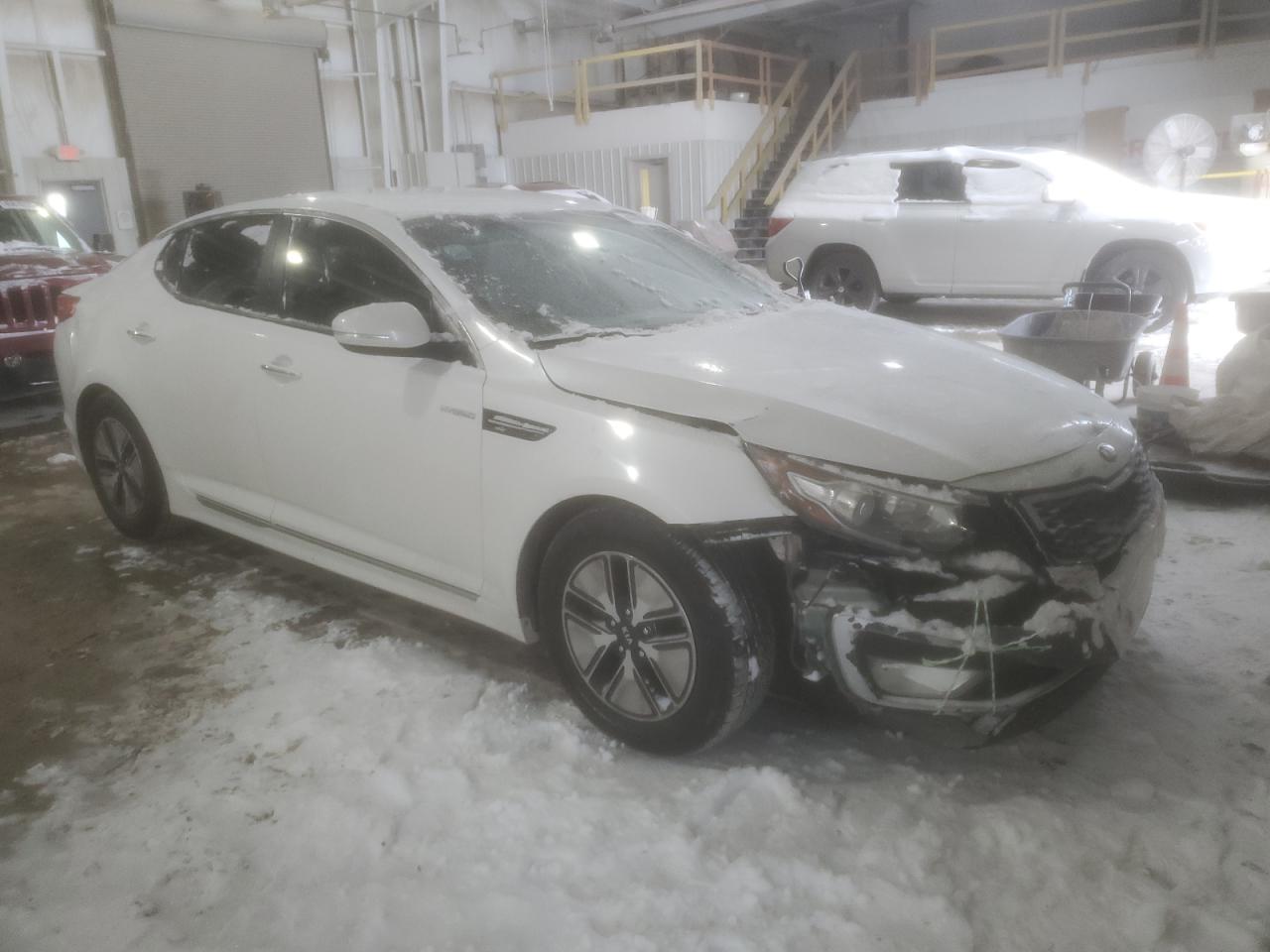 2013 KIA Optima VIN KNAGM4AD2D5047693 Copart auction photo, front end damage thumbnail 4