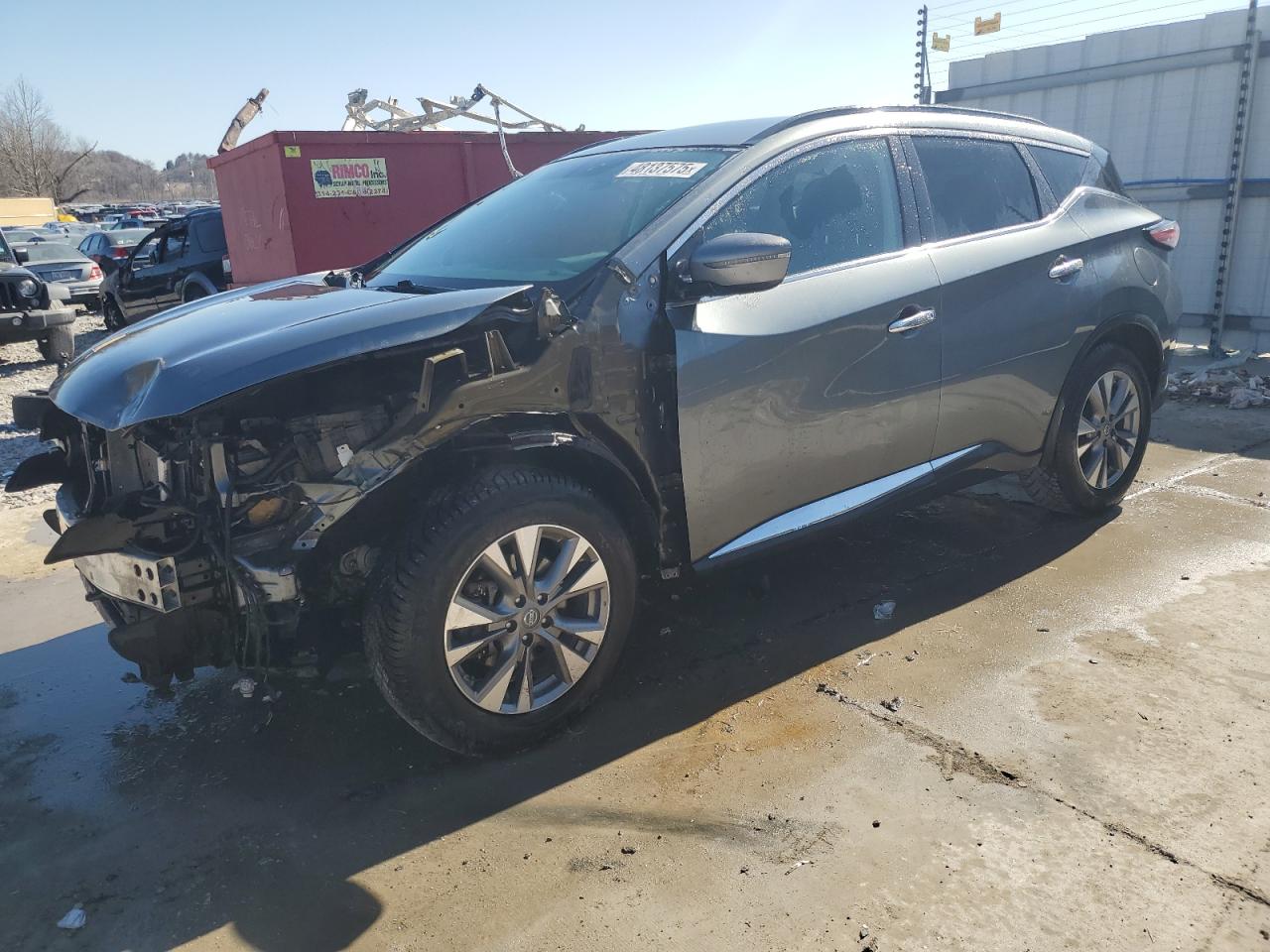 2016 Nissan Murano VIN 5N1AZ2MGXGN101553