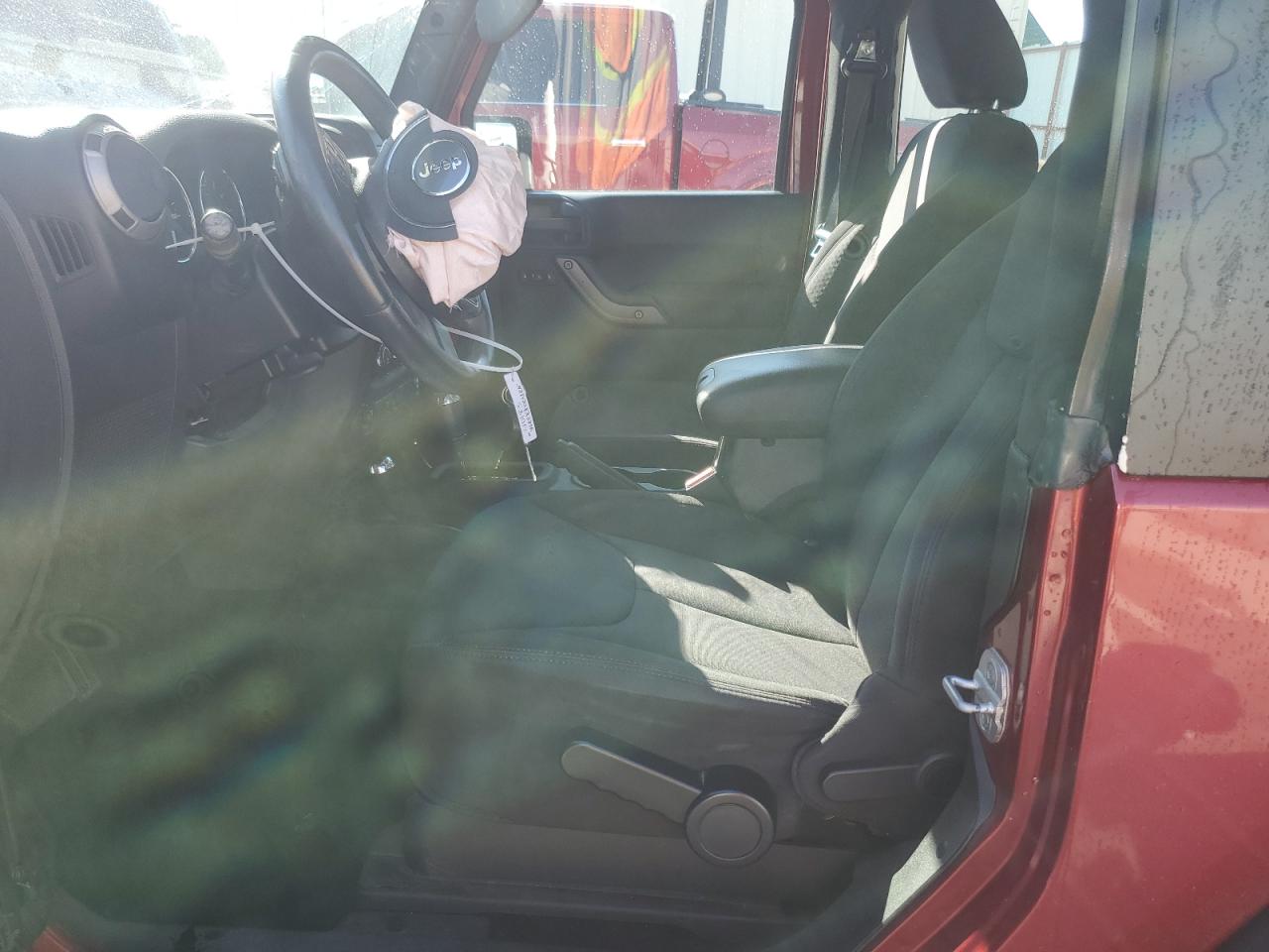 2013 Jeep Wrangler VIN 1C4AJWAGXDL523613 Copart auction photo, front end damage thumbnail 7