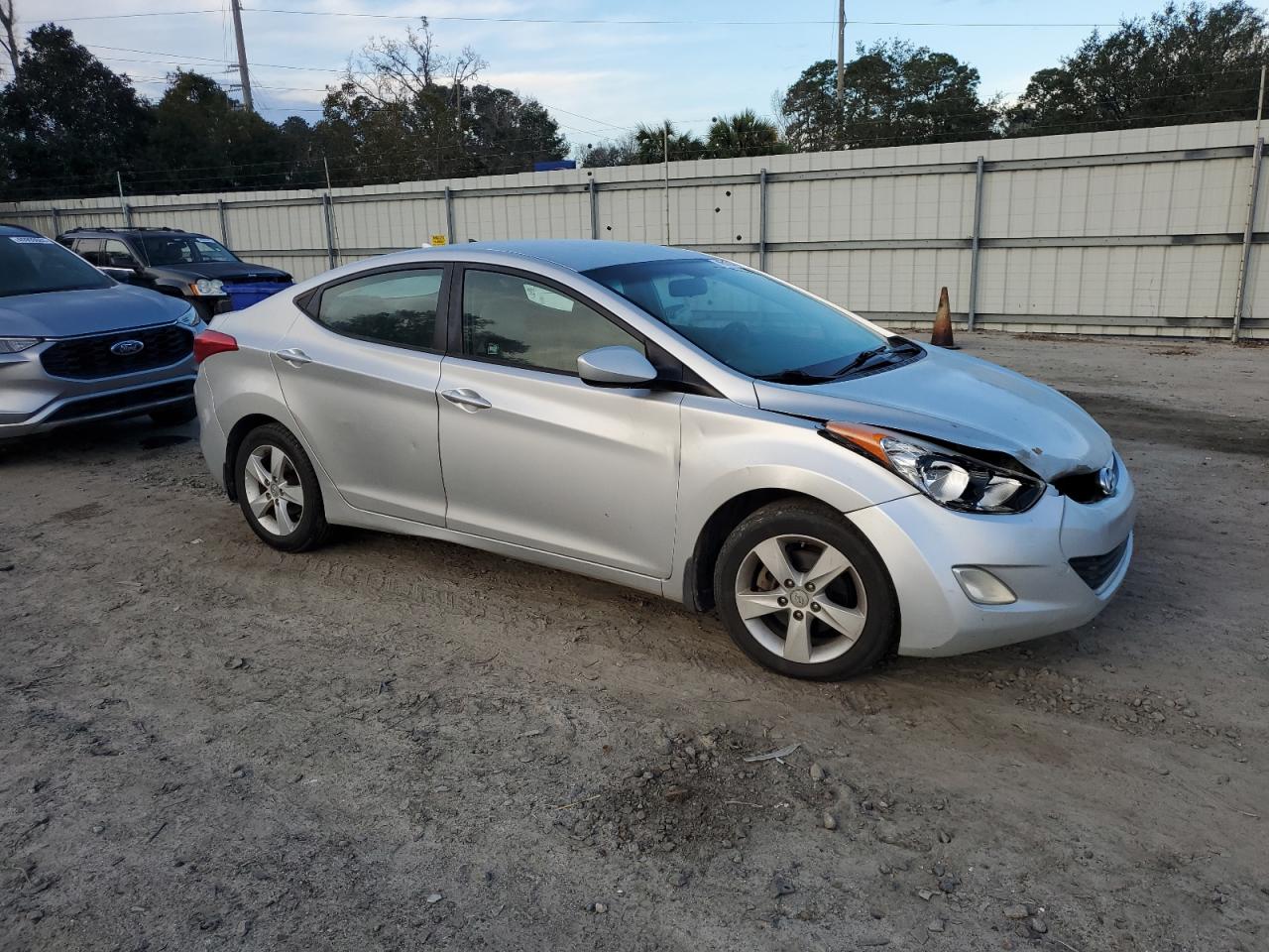 2012 Hyundai Elantra VIN KMHDH4AE1CU432004 Copart auction photo, front end damage thumbnail 4