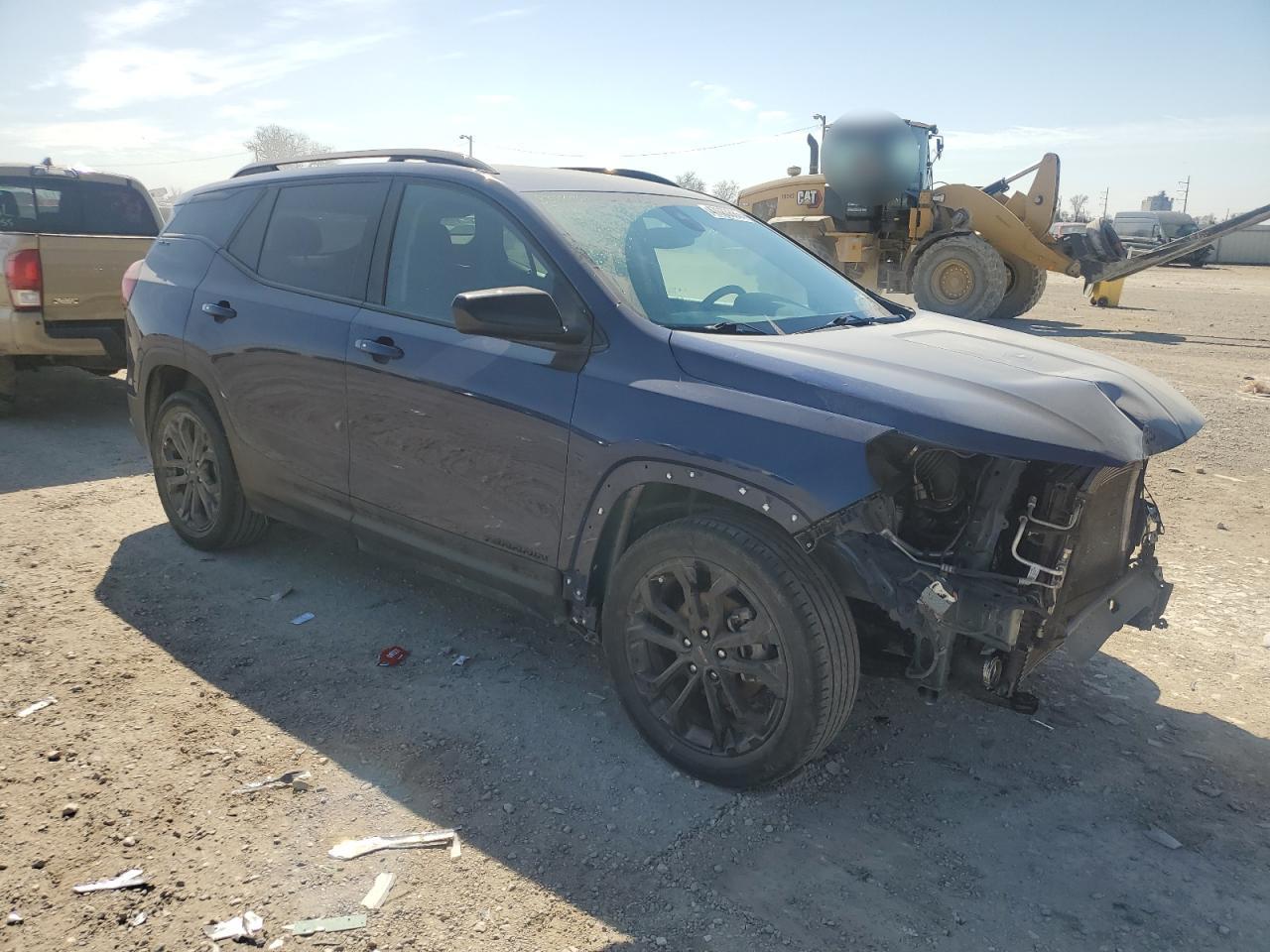 2022 GMC Terrain VIN 3GKALMEV6NL282151 Copart auction photo, front end / undercarriage damage thumbnail 4