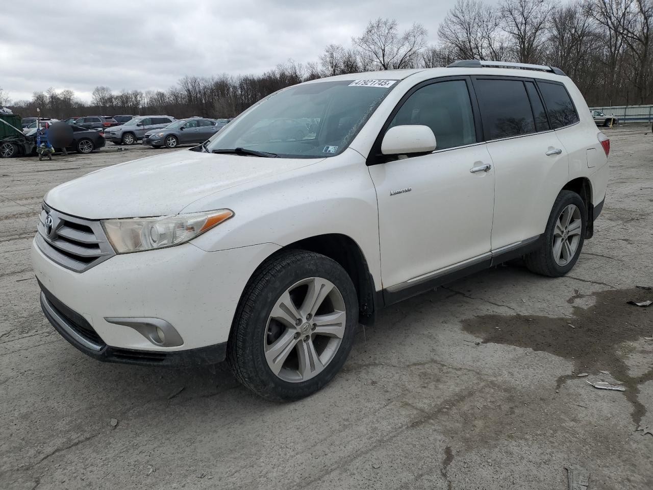 2013 Toyota Highlander VIN 5TDDK3EH8DS263920