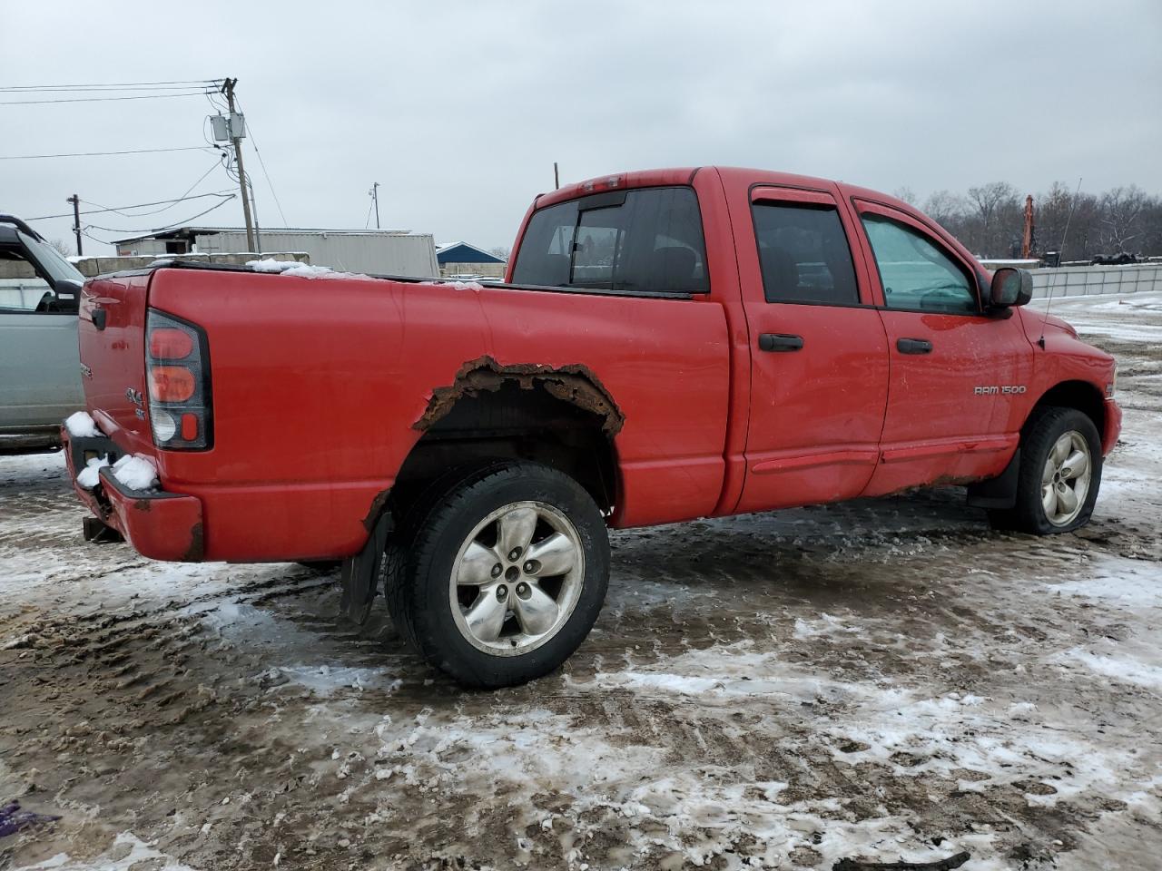 2004 Dodge RAM VIN 1D7HU18D74S756994 Copart auction photo, front end / side damage thumbnail 3