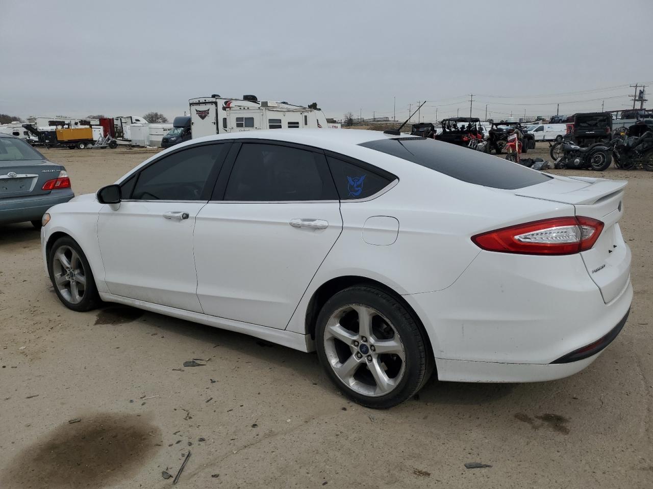 2013 Ford Fusion VIN 3FA6P0HR4DR150942 Copart auction photo, front end / side damage thumbnail 2