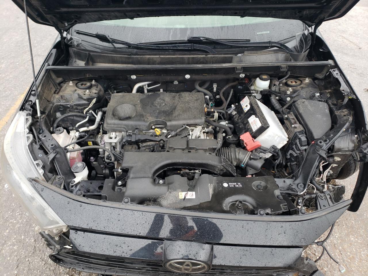2019 Toyota RAV 4 VIN JTMG1RFV2KJ014434 Copart auction photo, front end / side damage thumbnail 12