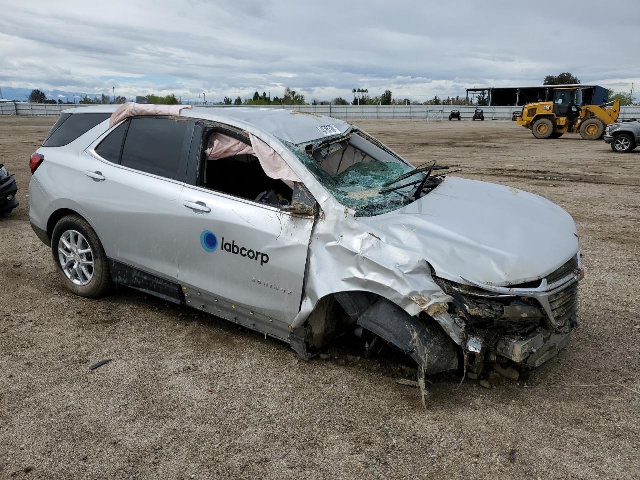 2022 Chevrolet Equinox VIN 2GNAXTEV5N6145224 Copart auction photo, all over damage thumbnail 4