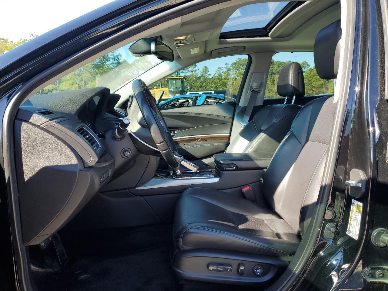 2016 Acura RLX VIN JH4KC1F97GC000032 Copart auction photo, side / front end damage thumbnail 7
