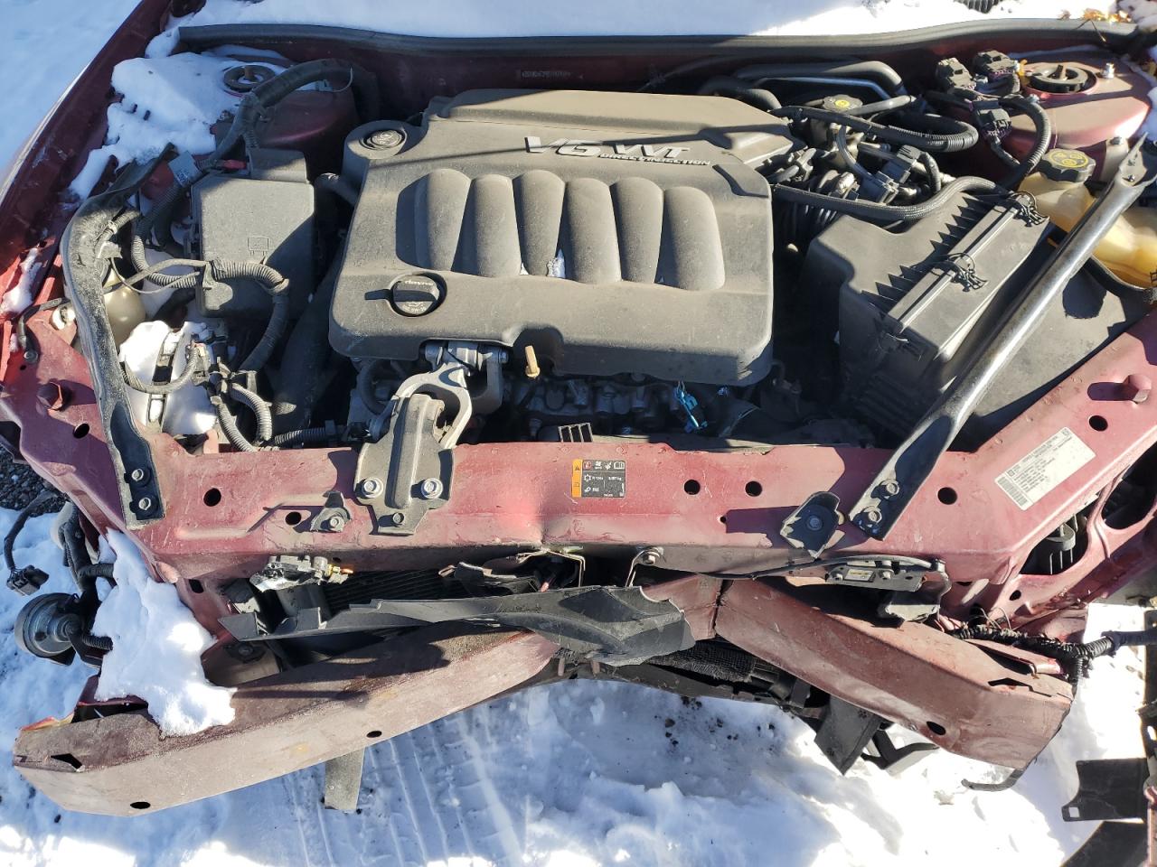 2013 Chevrolet Impala VIN 2G1WC5E39D1142464 Copart auction photo, front end damage thumbnail 13