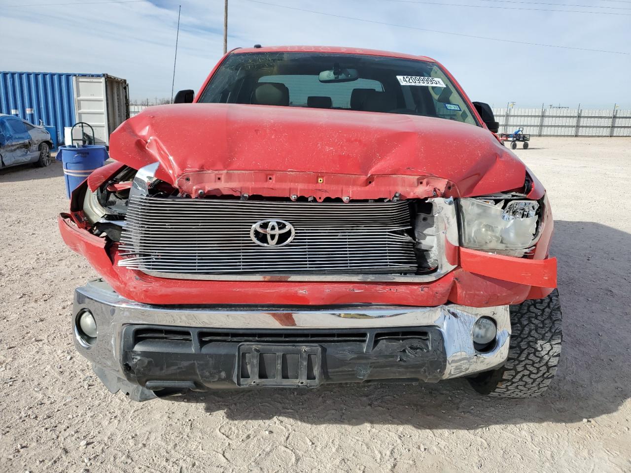 2012 Toyota Tundra VIN 5TFEY5F10CX132263 Copart auction photo, front end damage thumbnail 5