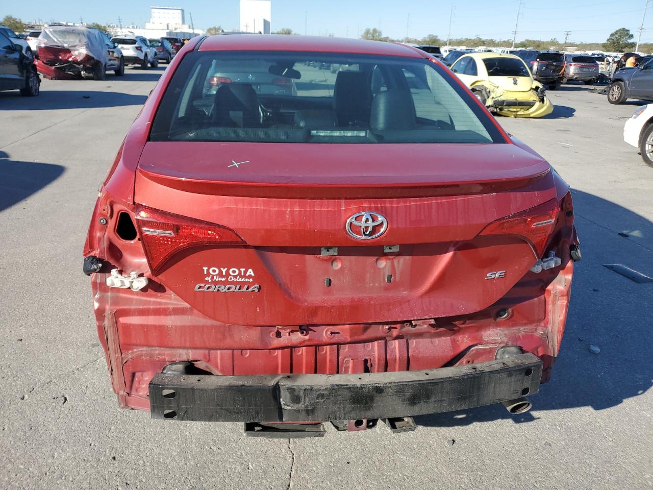 2019 Toyota Corolla VIN 5YFBURHE9KP895689 Copart auction photo, rear end / front end damage thumbnail 6