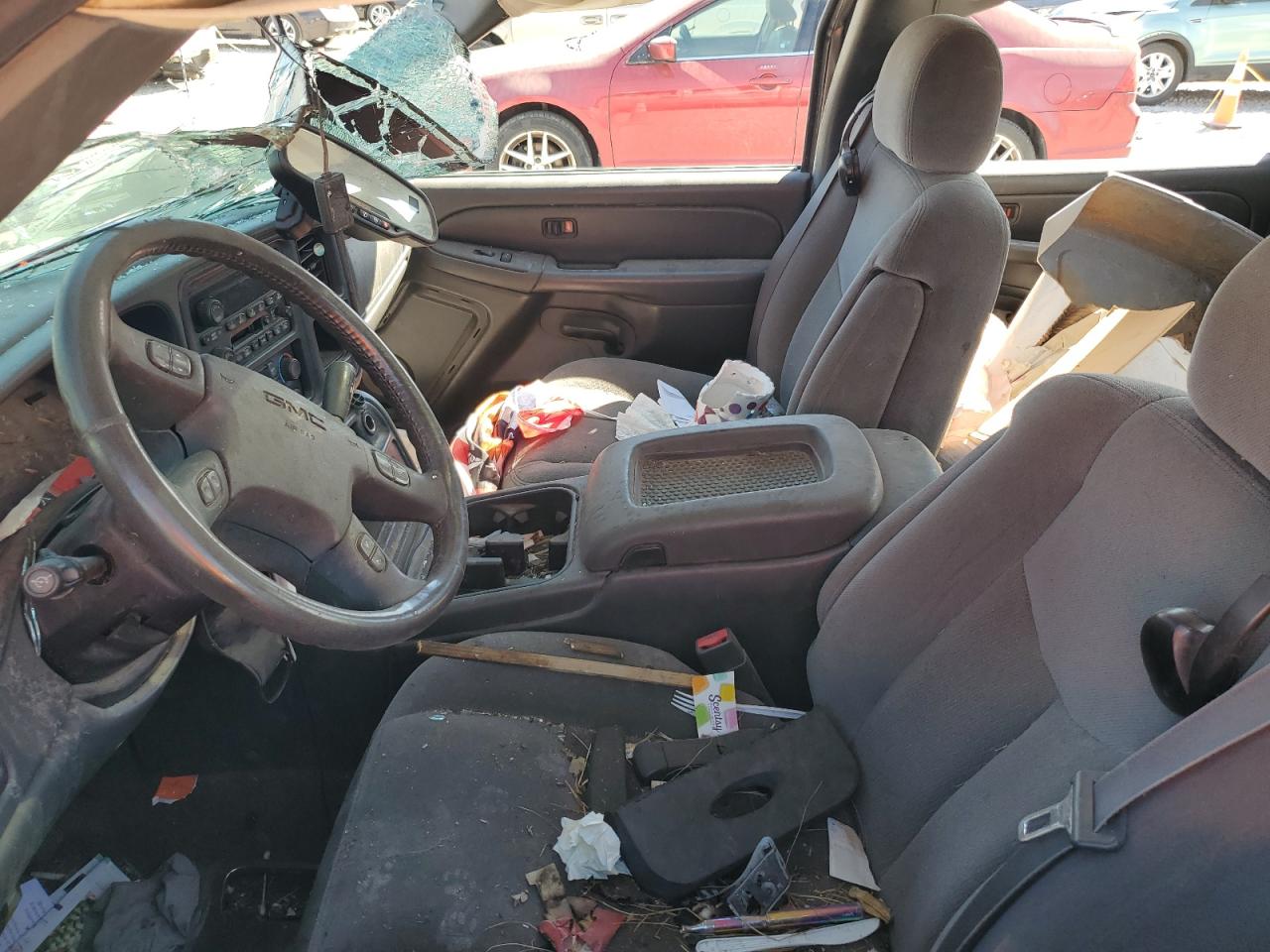 2006 GMC Sierra VIN 2GTEC13T861221805 Copart auction photo, all over damage thumbnail 7