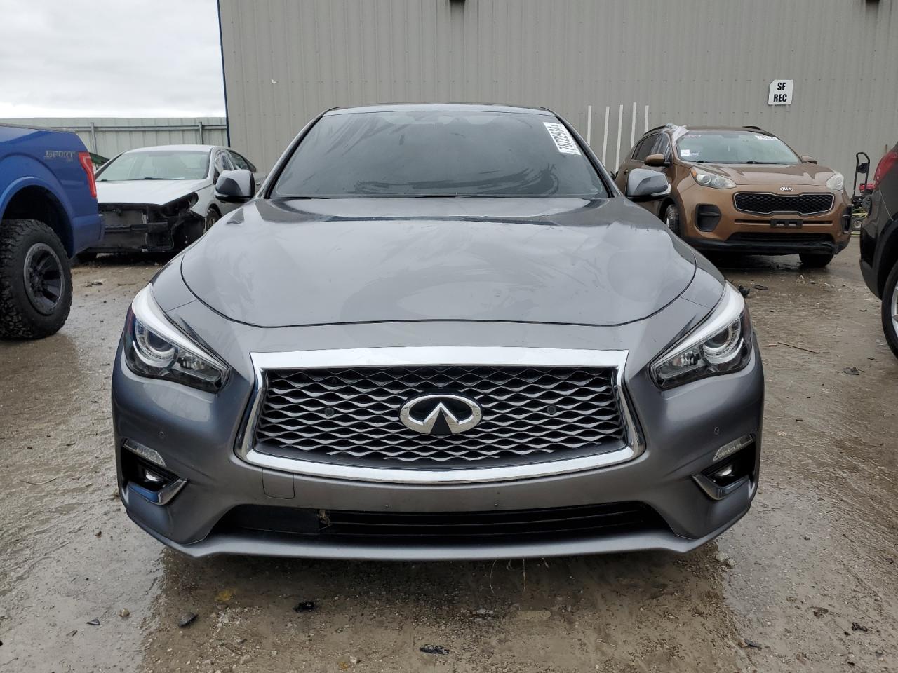 2021 Infiniti Q50 VIN JN1EV7BR5MM754265 Copart auction photo, vandalism damage thumbnail 5