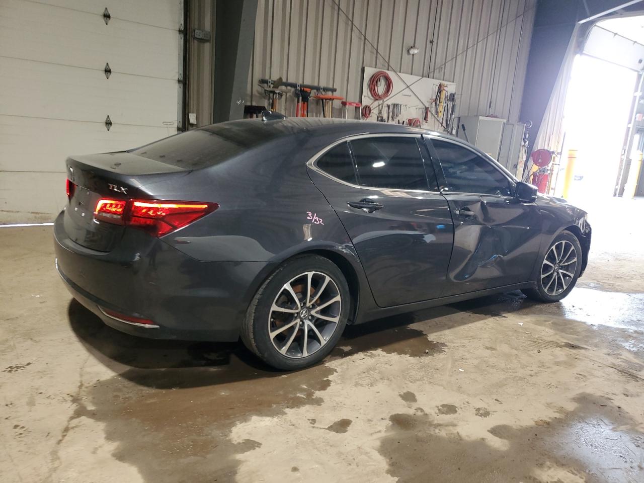 2015 Acura TLX VIN 19UUB2F5XFA015751 Copart auction photo, front end / side damage thumbnail 3