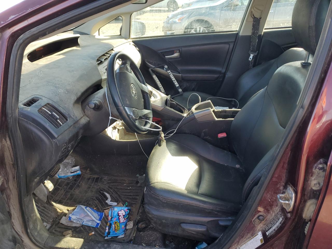 2013 Toyota Prius VIN JTDKN3DU1D5571658 Copart auction photo, mechanical damage thumbnail 7