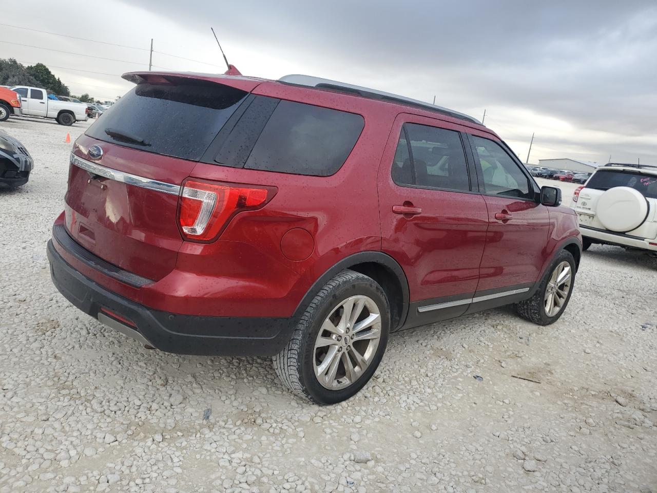 2019 Ford Explorer VIN 1FM5K7D84KGA21979 Copart auction photo, side damage thumbnail 3