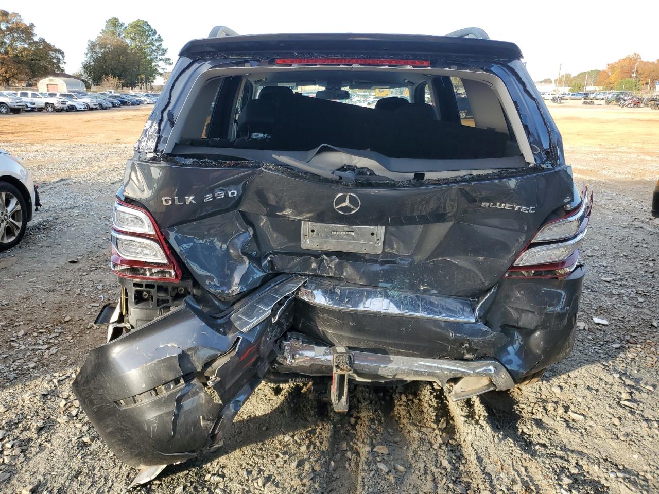 2014 Mercedes-Benz GLK-klasse VIN WDCGG0EB6EG335955 Copart auction photo, rear end damage thumbnail 6