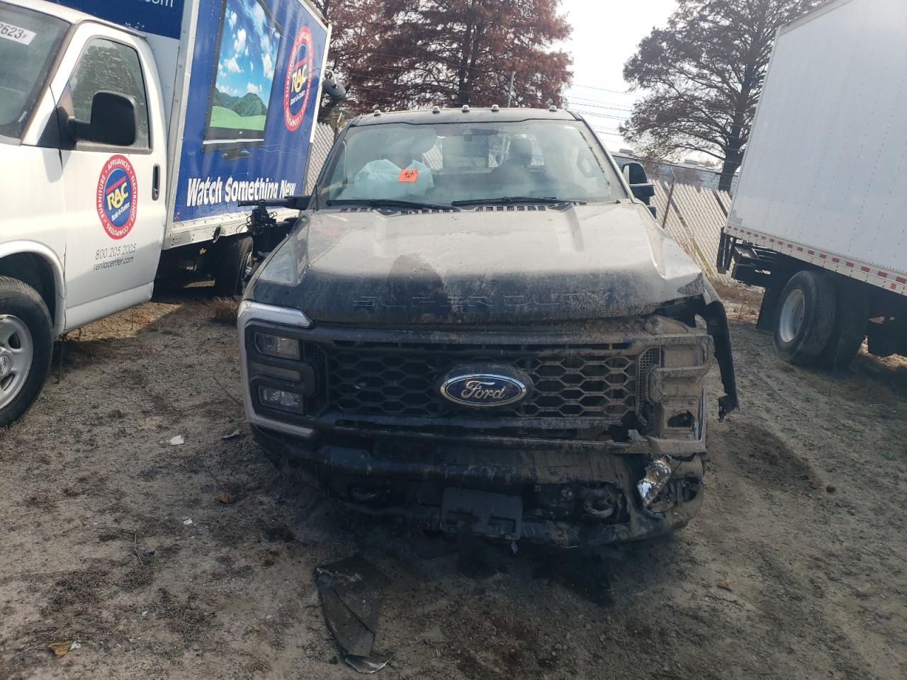 2023 Ford F250 VIN 1FT8W2BM4PEE13095 Copart auction photo, front end / all over damage thumbnail 5