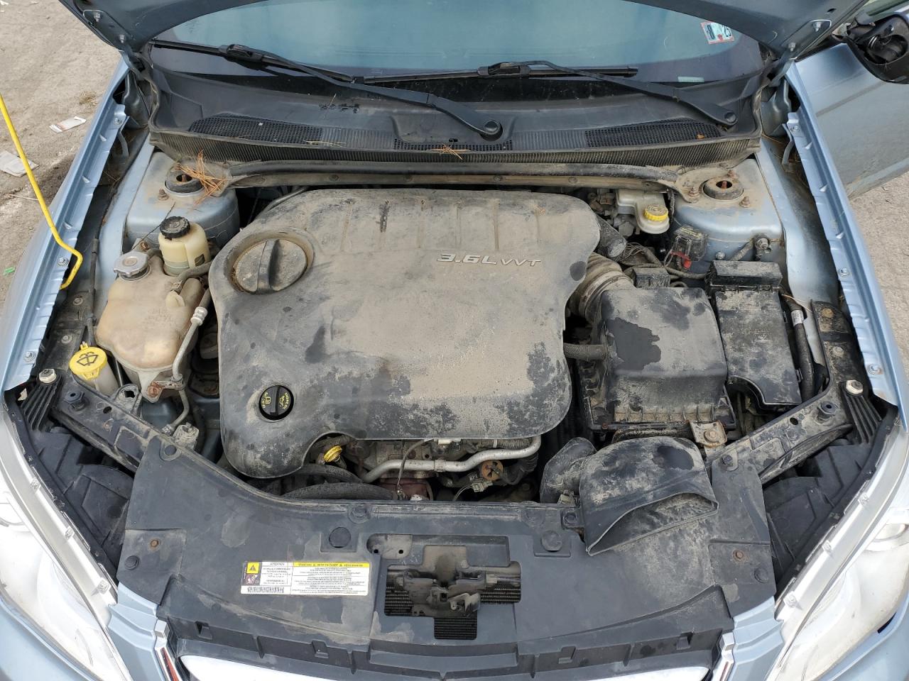 2013 Chrysler 200 VIN 1C3CCBAG0DN736266 Copart auction photo, front end / side damage thumbnail 12