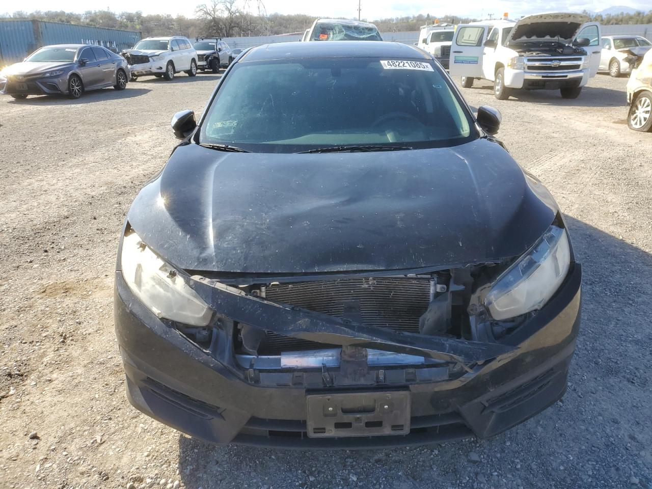 2018 Honda Civic VIN 2HGFC2F78JH504263 Copart auction photo, rear end / front end damage thumbnail 5