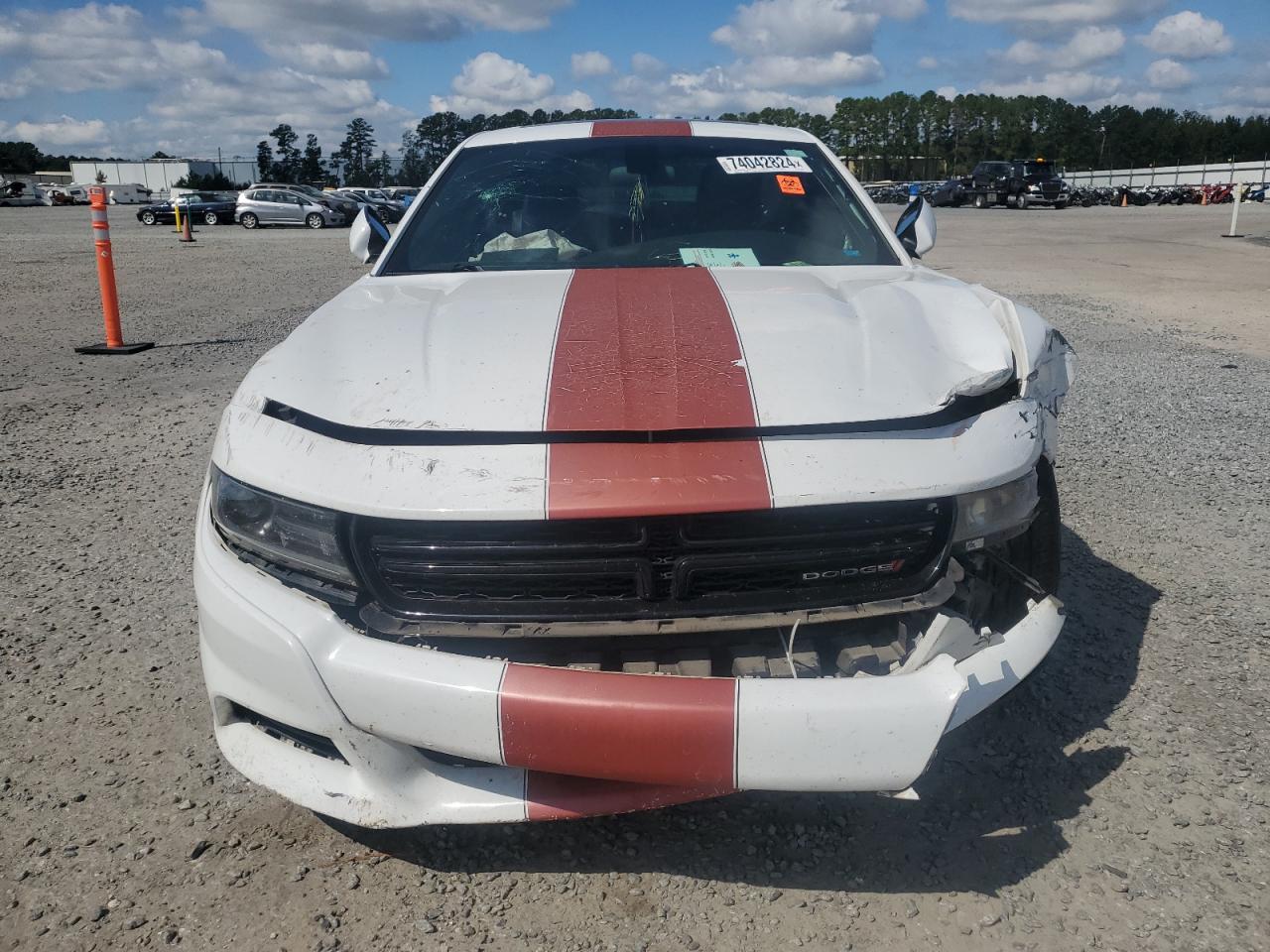 2019 Dodge Charger VIN 2C3CDXBG0KH709390 Copart auction photo, front end damage thumbnail 5