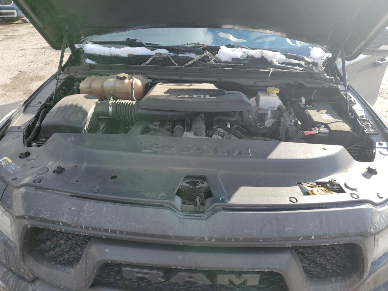2020 RAM 1500 VIN 1C6SRFLM6LN306991 Copart auction photo, water/flood damage thumbnail 11