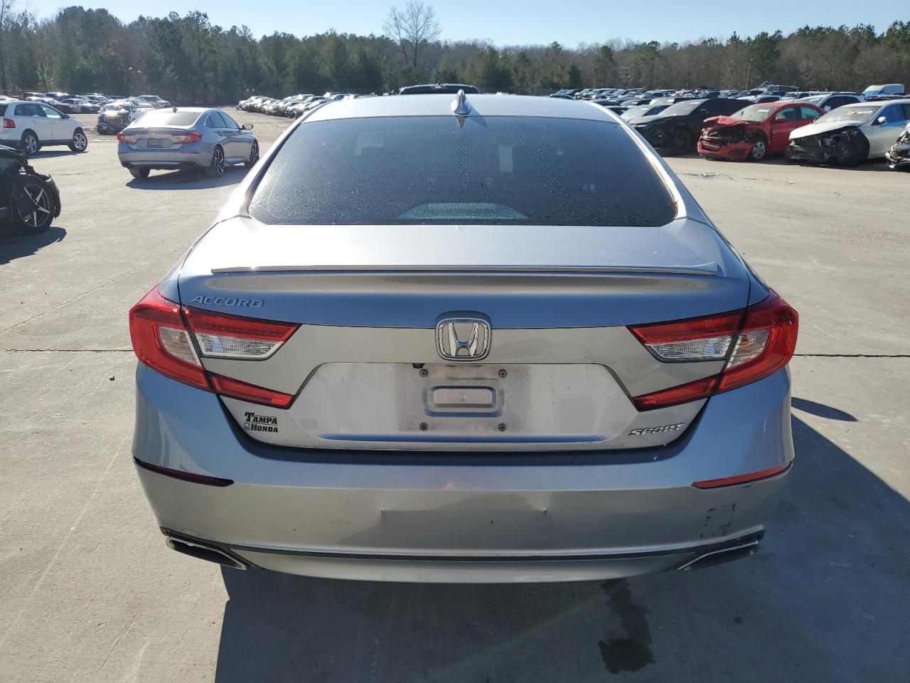 2020 Honda Accord VIN 1HGCV1F39LA082252 Copart auction photo, front end damage thumbnail 6