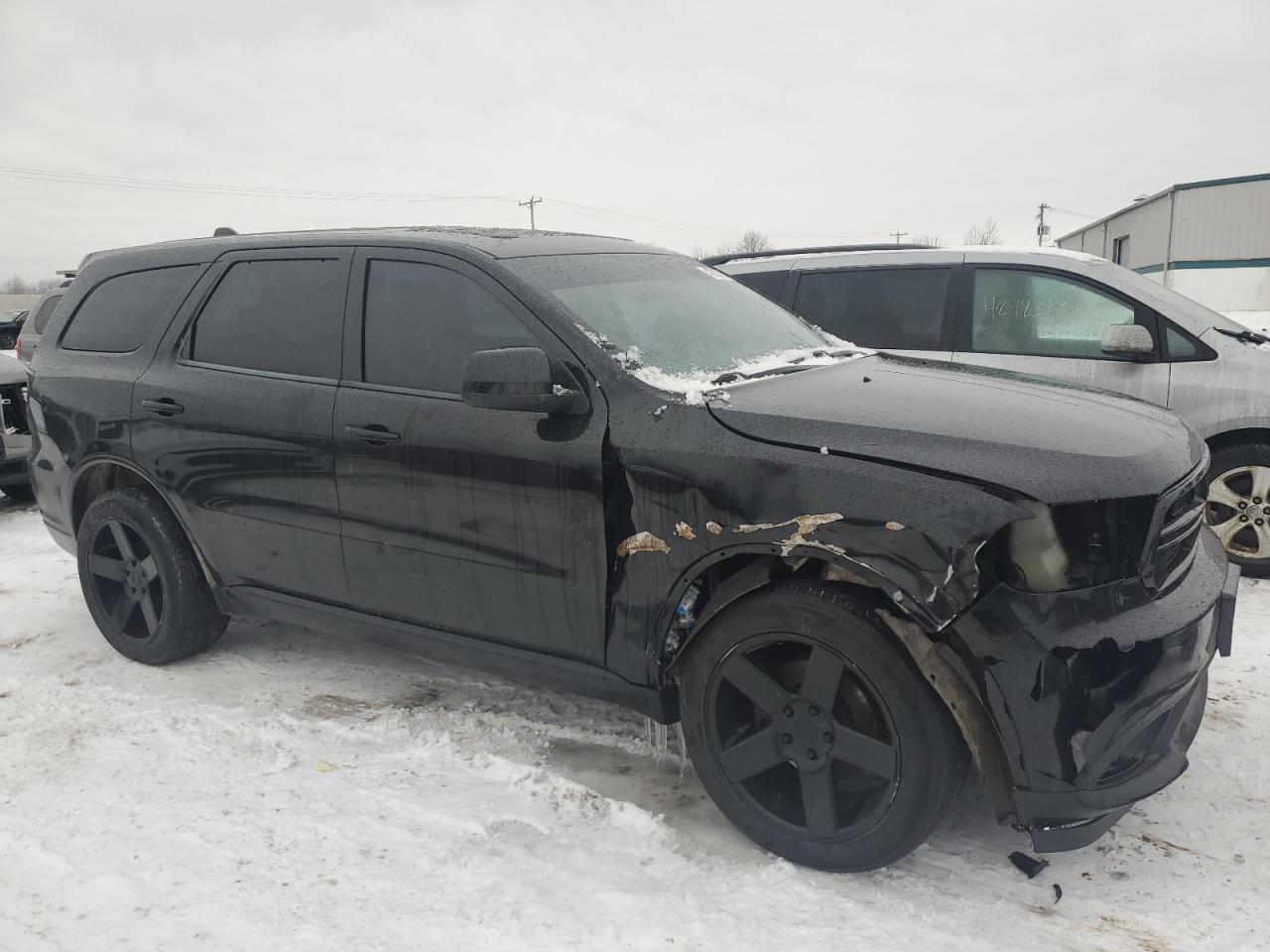 2015 Dodge Durango VIN 1C4RDJAG8FC766739 Copart auction photo, all over damage thumbnail 4