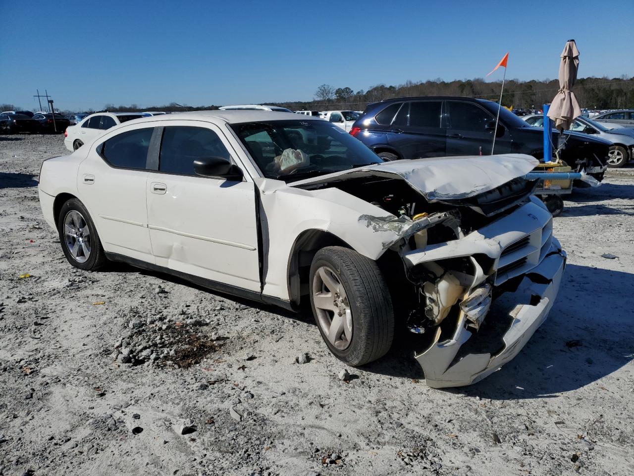 2008 Dodge Charger VIN 2B3KA43H38H308237 Copart auction photo, front end damage thumbnail 4