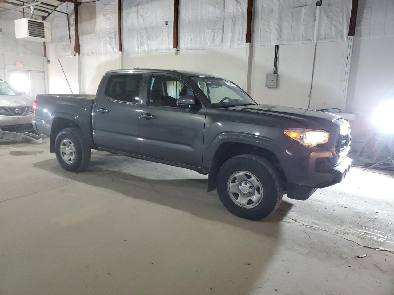2021 Toyota Tacoma VIN 3TMCZ5AN4MM419921 Copart auction photo, side / front end damage thumbnail 4