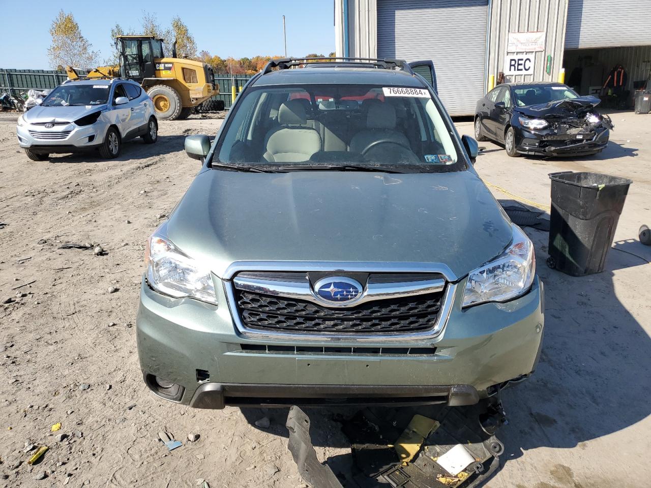 2016 Subaru Forester VIN JF2SJAHC3GH415885 Copart auction photo, front end / undercarriage damage thumbnail 5