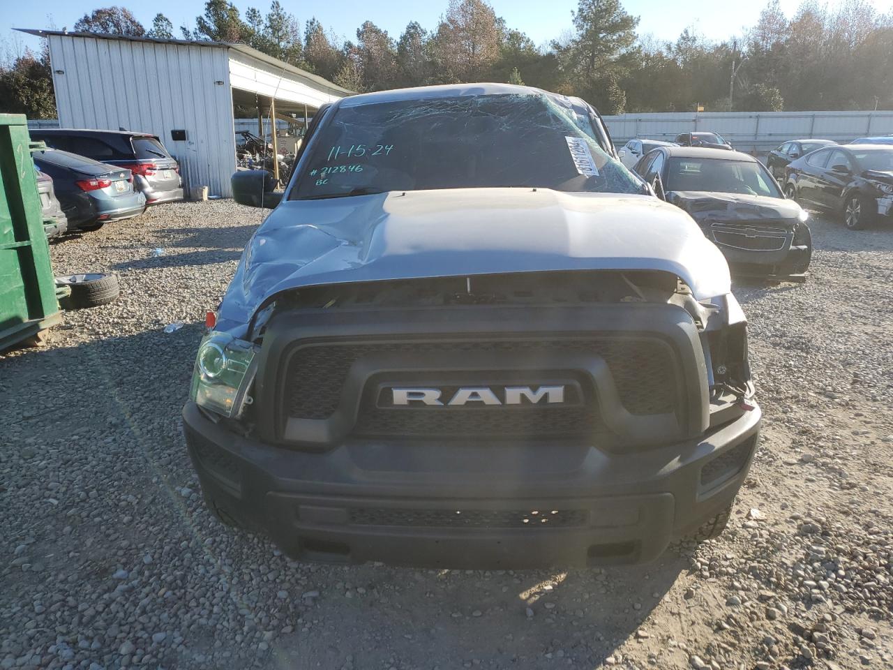 2021 RAM 1500 VIN 1C6RR6GG8MS500685 Copart auction photo, all over damage thumbnail 5