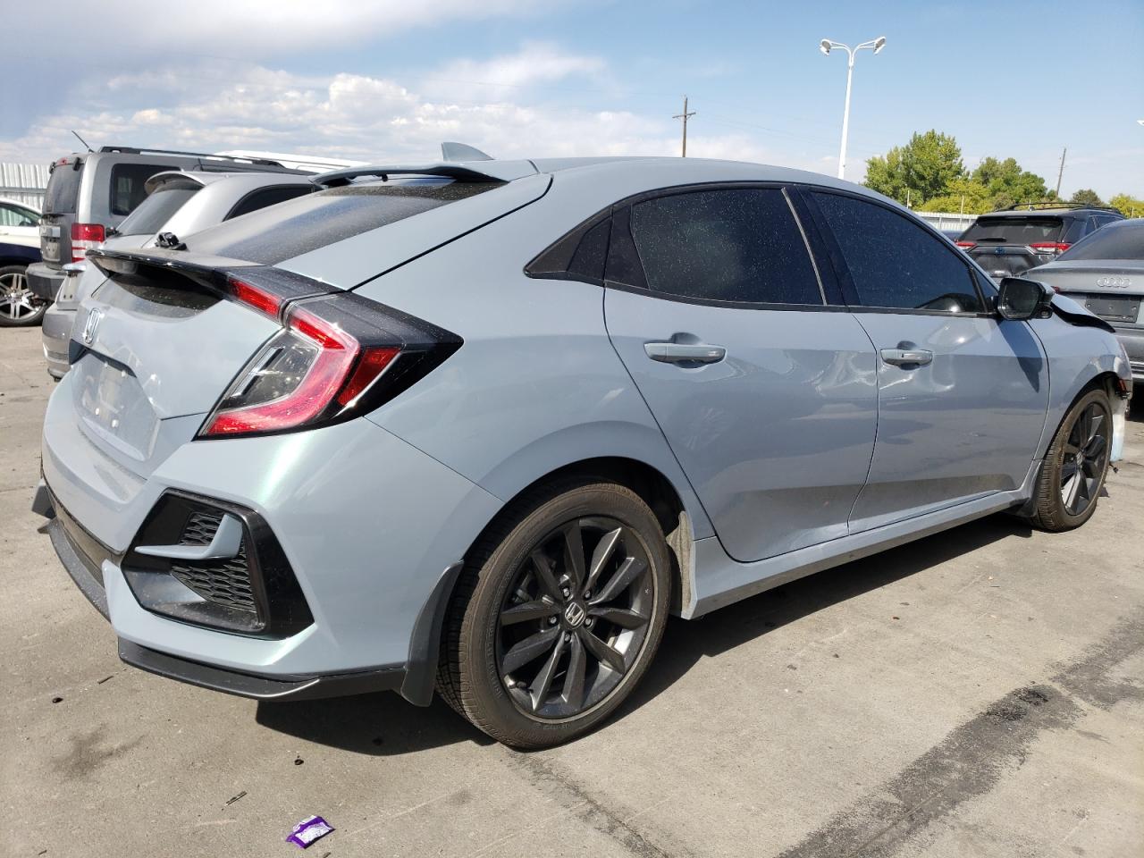 2020 Honda Civic VIN SHHFK7H88LU205349 Copart auction photo, front end / undercarriage damage thumbnail 3