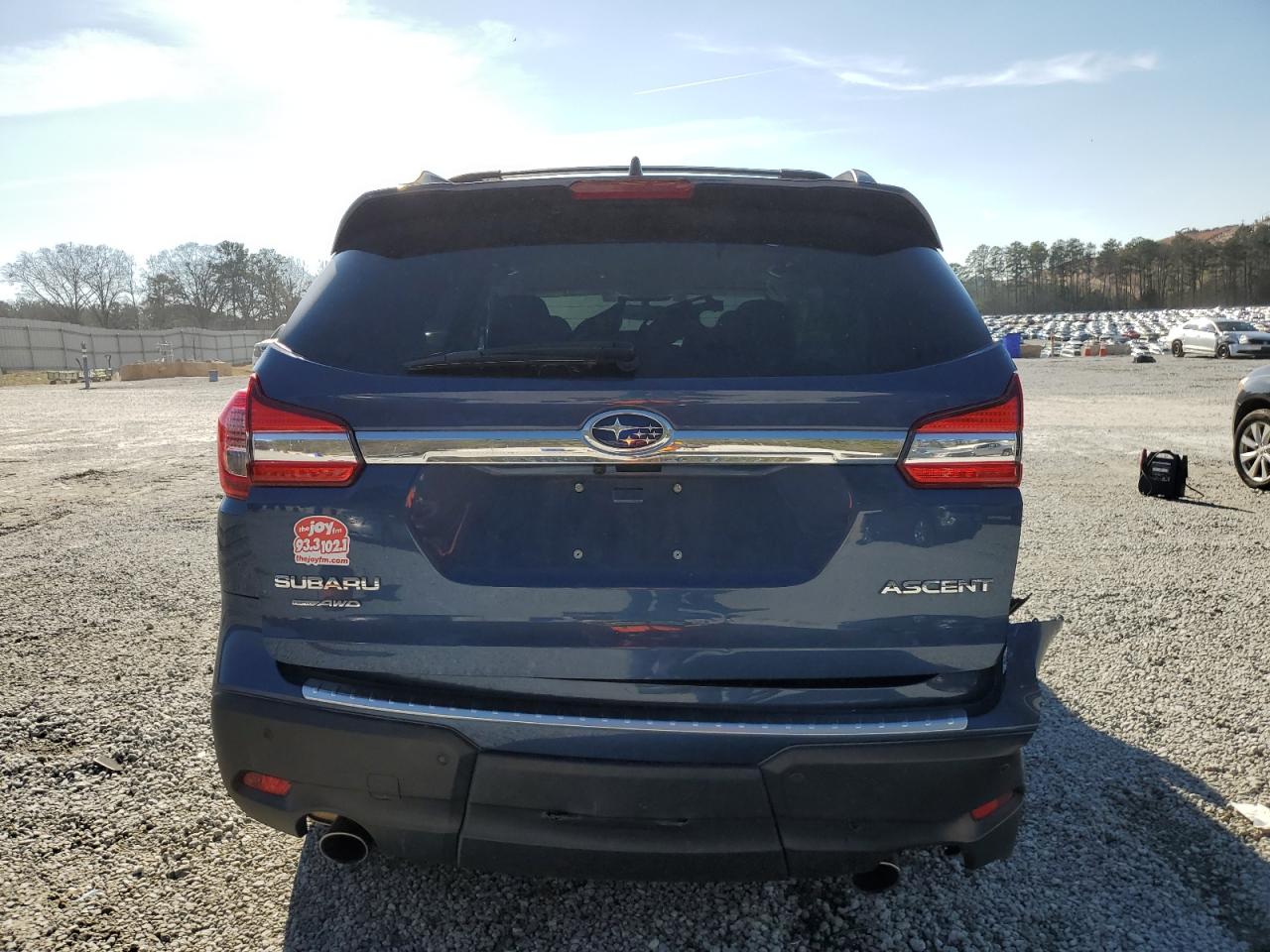2019 Subaru Ascent VIN 4S4WMACDXK3449993 Copart auction photo, rear end / side damage thumbnail 6
